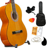 Guitarrra Clasica Miel en Super paquete todo incluido, curso en DVD
