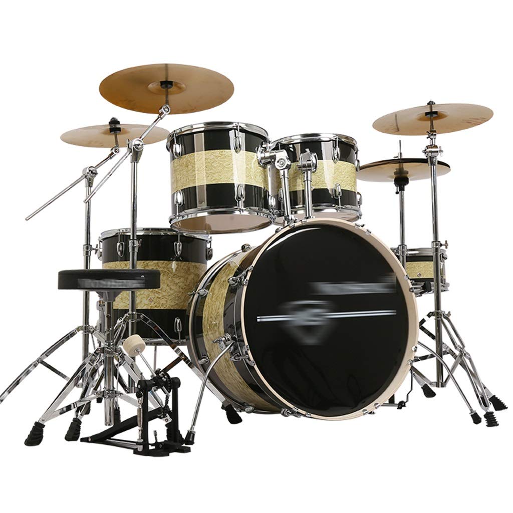 Baterías y Percusiones Tambores Adultos De Autoaprendizaje De Los Niños Tambores De Jazz De Juego Profesional Tambor Set 5 Tambores 4 Platillos Partido Instrumentos Partido De Los Niños Juguetes