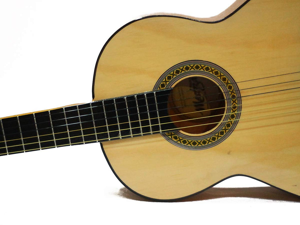 Guitarrra Clasica Miel en Super paquete todo incluido, curso en DVD