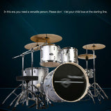 Baterías y Percusiones Tambores Adultos De Auto-Aprendizaje Tambores De Jazz De La Fiesta Instrumentos De Música De Juego Profesional Tambor Set 5 Tambores 3 Platillos