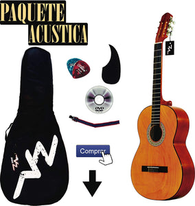 kit Guitarra Acústica Mod.1-A Negra (Natural)