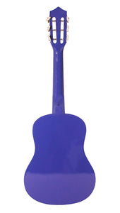 Music Alley MA-51 Music Alley 1/2 Tamaño 76,2 cm Junior – Guitarra clásica, color azul