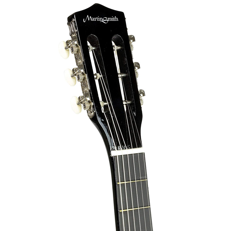 Martin Smith - Paquete de guitarra acústica, Negro, Negro