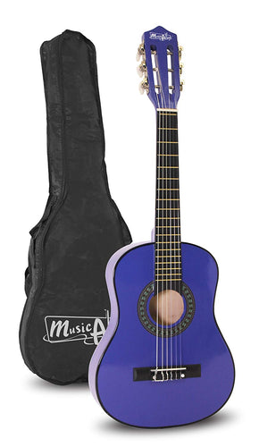 Music Alley MA-51 Music Alley 1/2 Tamaño 76,2 cm Junior – Guitarra clásica, color azul