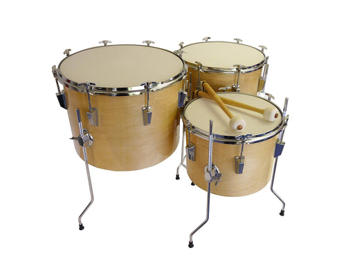 Suzuki Musical Instrument Corporation T-200 Timpany Set- 12/14/16-Inch Drums and Mallet