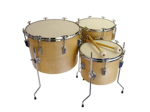 Suzuki Musical Instrument Corporation T-200 Timpany Set- 12/14/16-Inch Drums and Mallet