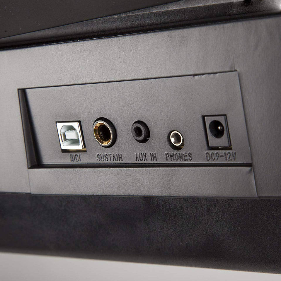 RockJam Teclado Eléctrico con Soporte, Taburete, Pedal y Audífonos